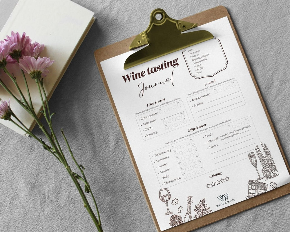 Free wine tasting journal