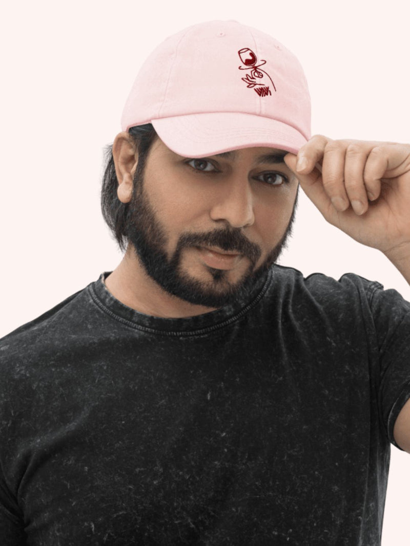 Rosé Swirl logo Cap