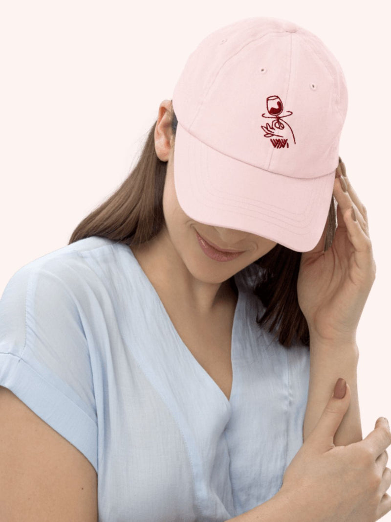 Rosé Swirl logo Cap