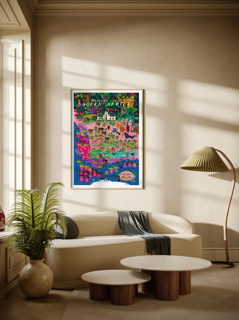 South Africa Wine Poster