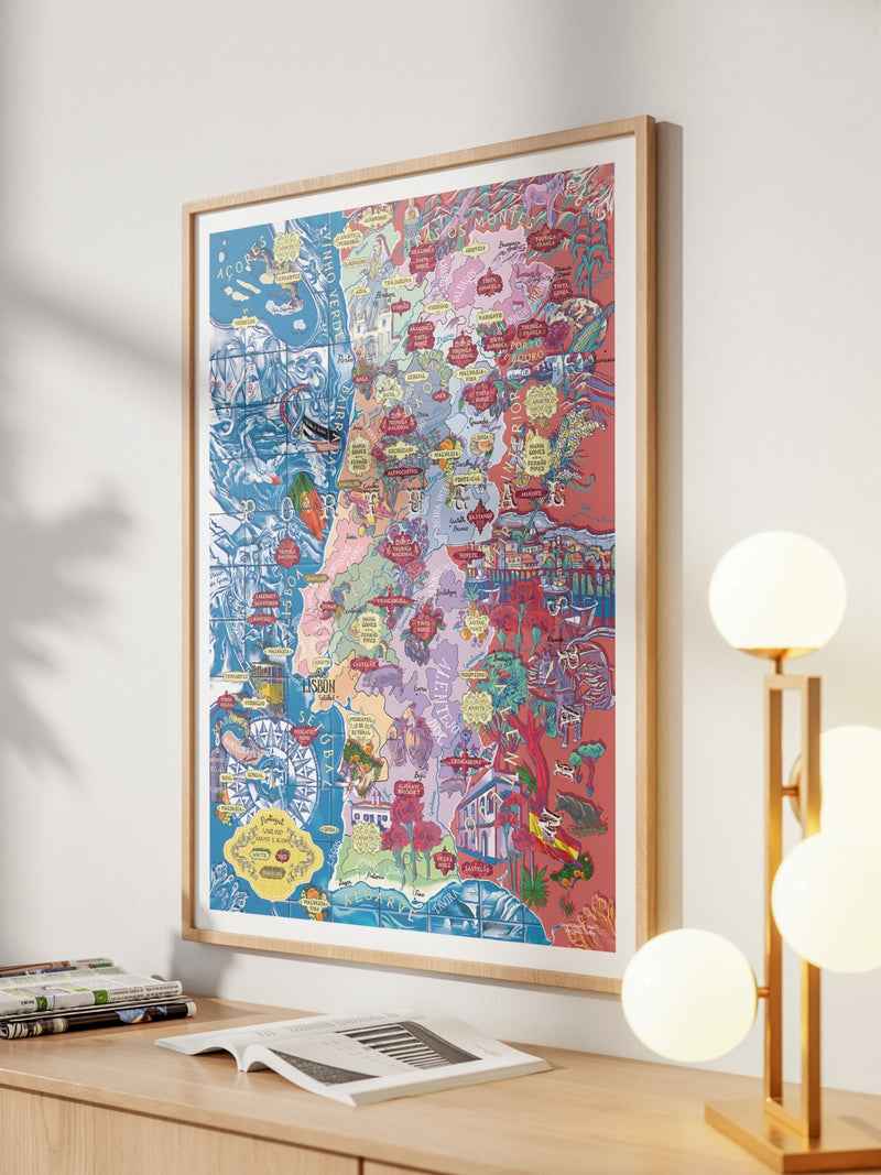 Portugal Wine Poster