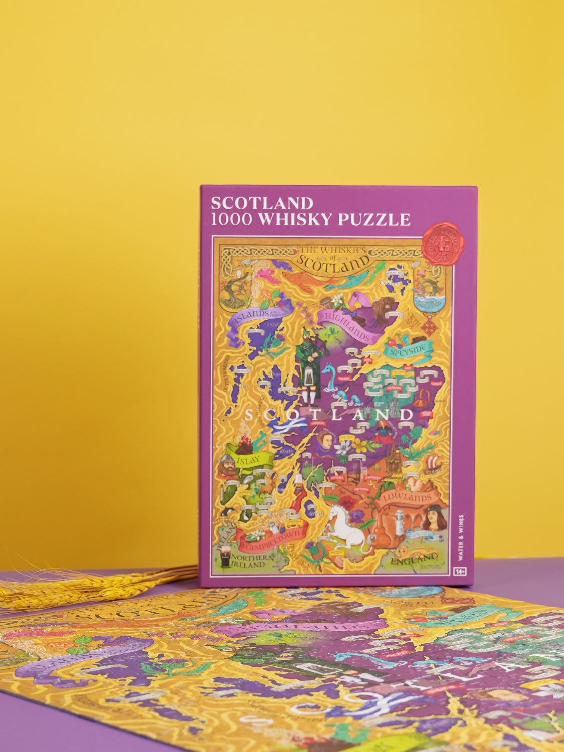 スコットランド　パズル　SCOTLAND 1000 WHISKY PUZZLE スコットランド パズル SCOTLAND 1000 WHISKY PUZZLE John Speed