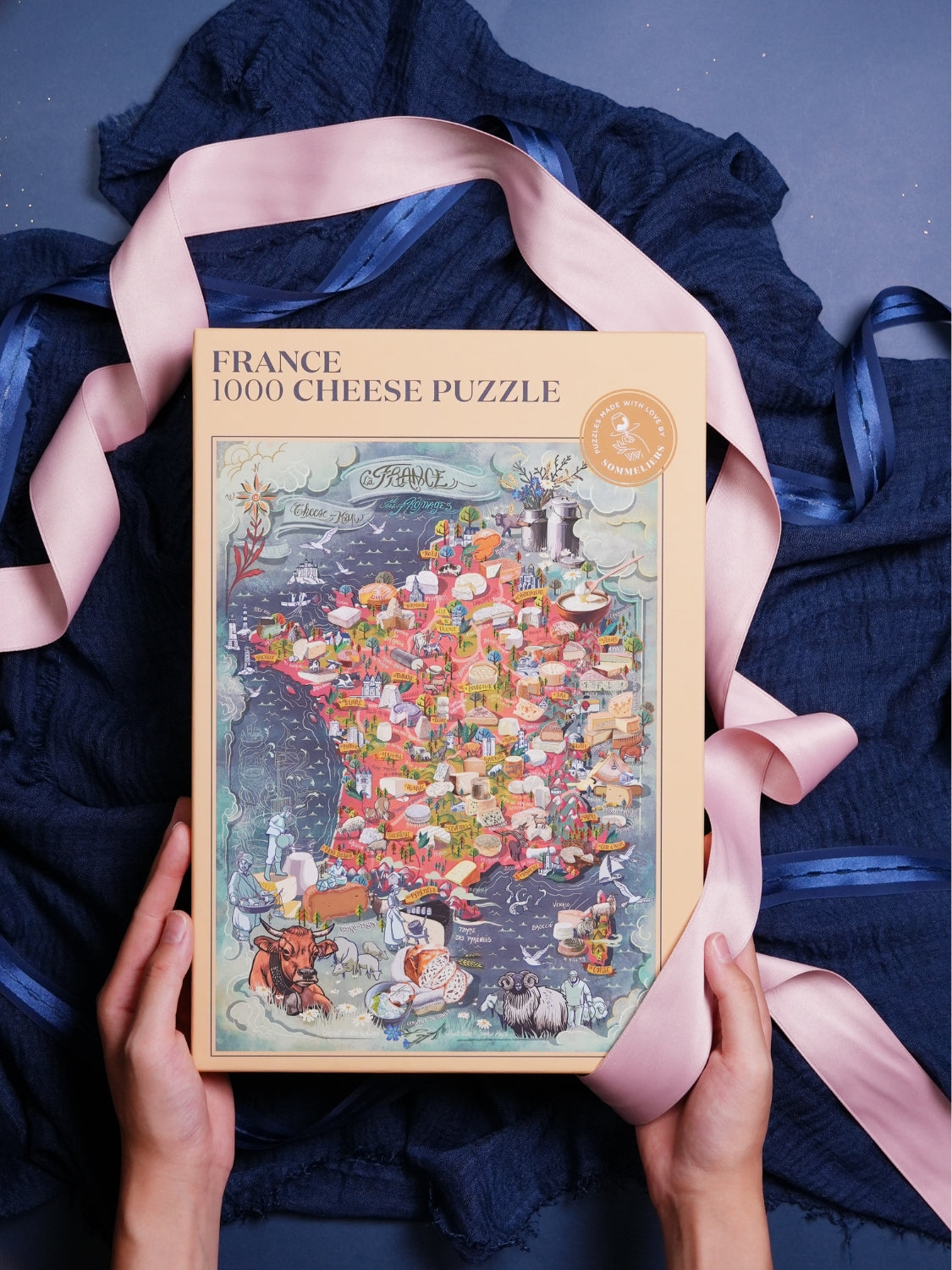 Puzzle „I Love France“ – 1.000 Teile, Ca. 69 X 49 Cm, Motivierendes Frankreich-Liebhaber-Puzzle