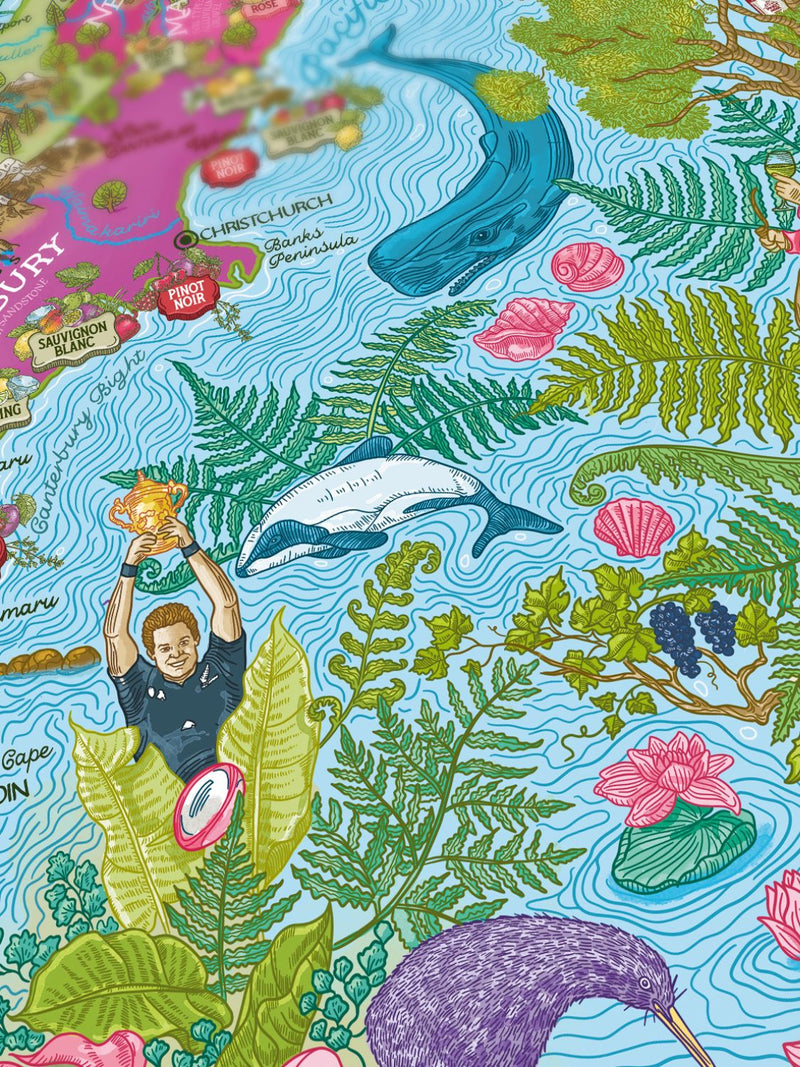 New Zealand WIne Poster