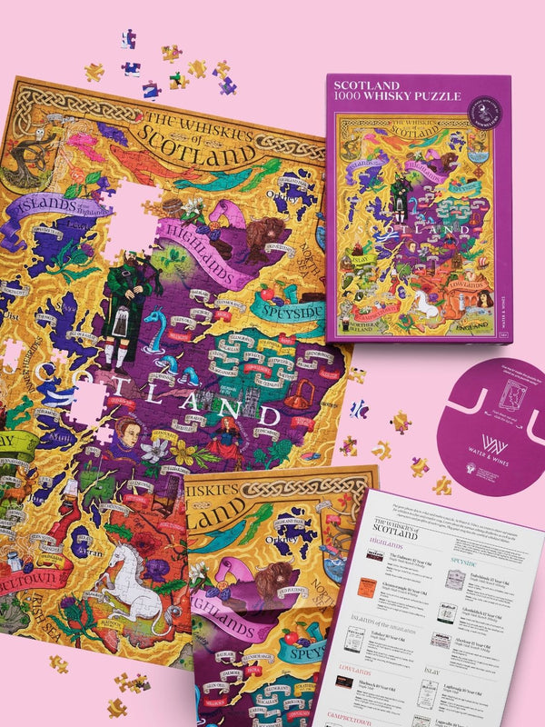 スコットランド　パズル　SCOTLAND 1000 WHISKY PUZZLE スコットランド パズル SCOTLAND 1000 WHISKY PUZZLE John Speed