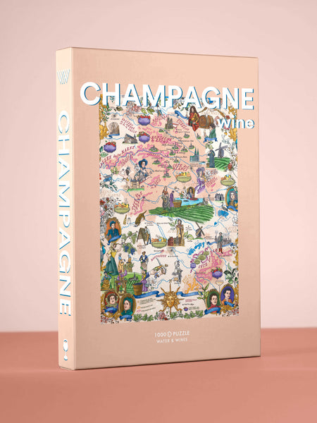 超希少) The keys to the wines of Champagne Champagne Wine Puzzle
