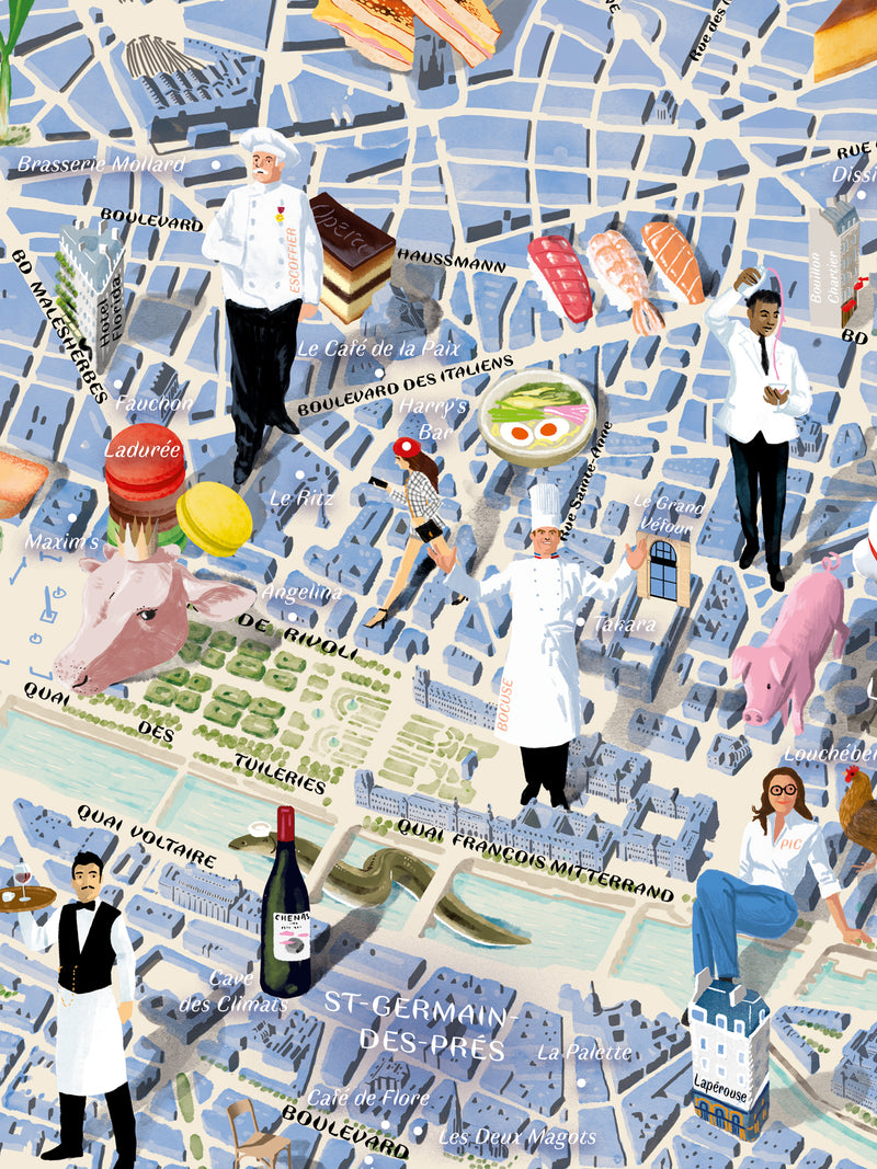 Paris Gourmet Poster