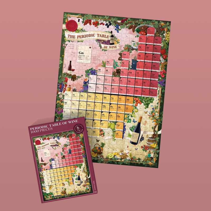 Wine Puzzle - Periodic Table of Wine